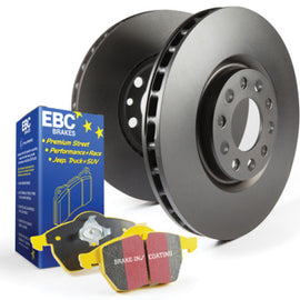 EBC S13KR1611 Rear S13 Kits Yellowstuff & RK Rotors For 15-18 Volkswagen GTI NEW S13KR1611