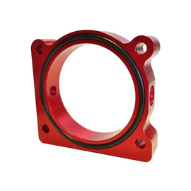 Torque Solution Throttle Body Spacer Red Ford F-150 3.5L Ecoboost / 3.7L V6 TS-TBS-028R