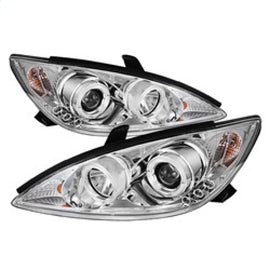 Spyder Toyota Camry 02-06 Projector Headlights LED Halo LED Chrome High H1 Low H1 PRO-YD-TCAM02-HL-C 5064318