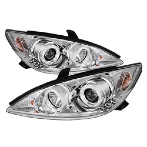 Spyder Toyota Camry 02-06 Projector Headlights LED Halo LED Chrome High H1 Low H1 PRO-YD-TCAM02-HL-C 5064318