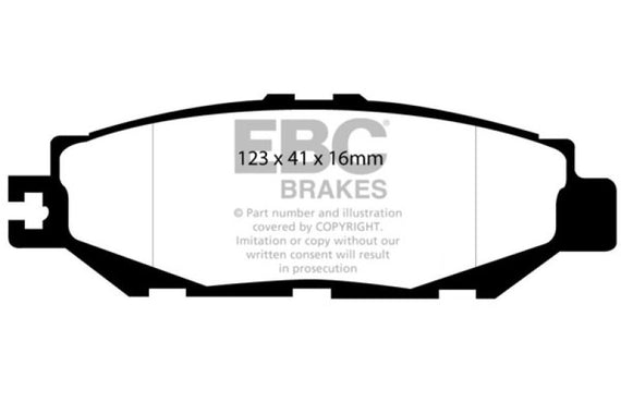 EBC 93-94 Lexus LS400 4.0 Ultimax2 Rear Brake Pads UD613
