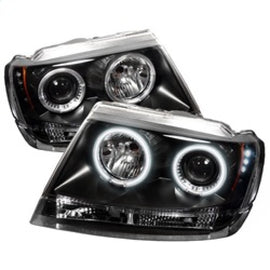 Spyder Jeep Grand Cherokee 99-04 Projector Headlights CCFL Halo LED Blk - PRO-YD-JGC99-CCFL-BK 5011121