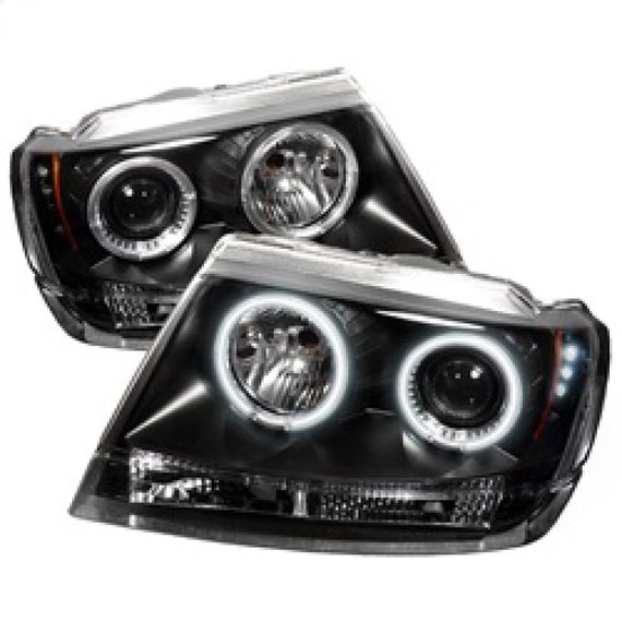 Spyder Jeep Grand Cherokee 99-04 Projector Headlights CCFL Halo LED Blk - PRO-YD-JGC99-CCFL-BK 5011121