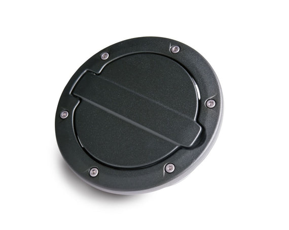 AMP Research 2007-2017 Jeep Wrangler JK 2/4 Door Fuel Door - Black 73000-01A