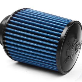 INJEN DRY AIR FILTER X-1017-BB 3.00" INLET 5.00" BASE x 5.00" LENGTH x 4.00" TOP X-1017-BB