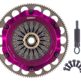 Exedy 2005-2005 Saab 9-2X Aero Hyper Compe-R Twin Cerametallic Clutch Rigid Center Disc Pull Type FM012SBL
