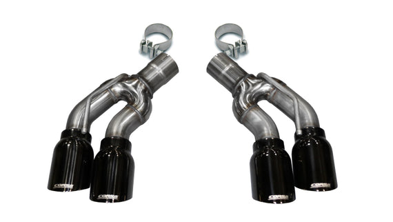 Corsa 2016-2019 Cadillac CTS-V 2.75in Inlet / 4.0in Outlet Black PVD Tip Kit (For Corsa ExhaustOnly) 14359BLK