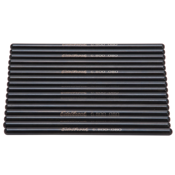 Edelbrock S/B Ford Push Rods (6 812Inol) 9632