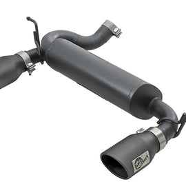 AFE Filters 49-48061-B Rebel Series Axle-Back Exhaust System Fits Wrangler (JK) 49-48061-B