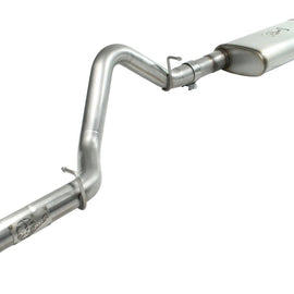 aFe MACHForce XP Exhaust Cat-Back SS-409 04-06 Jeep Wrangler TJ Unl L6 4.0L 2.5in Off-Road No Tip 49-46229