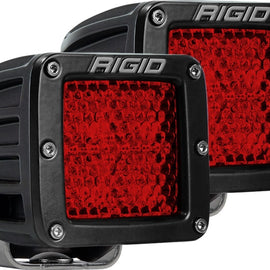 Rigid Industries D-Series - Diffused Rear Facing High/Low - Red - Pair 90153