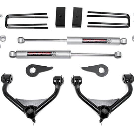 Rough Country 3-inch Bolt-On Suspension Lift Kit w/ Upper Control Arms