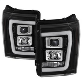 Spyder Ford F-250/F-350/F450 Super Duty 11-16 V2 Projector Headlights - Black (PRO-YD-FS11V2-LB-BK) 5084460