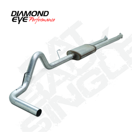Diamond Eye KIT 3-1/2in Catback Single AL: 2010-2014 TOYOTA TUNDRA 5.7L-GAS APP K3424A