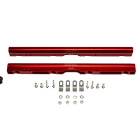 FAST Billet Fuel Rail Kit for LS1/LS6 LSX Intake Manifold - Red 146035-KIT