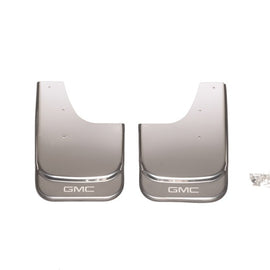 Putco Universal MudFlaps w/ GMC Logo Etching - Set of 2 - (14.60in x 11.5in) 79461GM