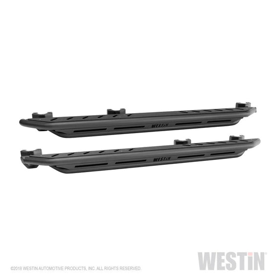 Westin 42-6025 Textured Black Triple Tube Rock Rail Steps for Wrangler JL 4-Door 42-6025