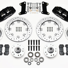 Wilwood Dynapro 6 Front Hub Kit 12.19in Drill-Zinc 67-69 Camaro (*Line Kit Needed*) 140-10510-Z