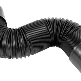 Spectre Air Duct Hose Kit 4in. OD (41in. Ducting / 2 Threaded PVC Couplers) - Black 9751