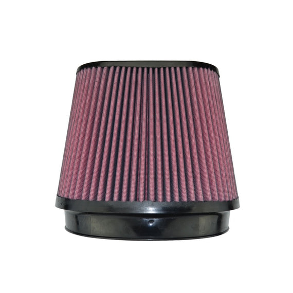 Injen 8-Layer Oiled Cotton Gauze Air Filter 8.5x9.0in Oval ID / 7.0in Height / 4.0x8.0in Top X-1023-BR