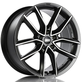 BBS STYLE XA 20X9.5 5X120 +42 CB82 SATIN BLACK DAIMOND CUT FACE WHEEL / RIM XA0402BPK