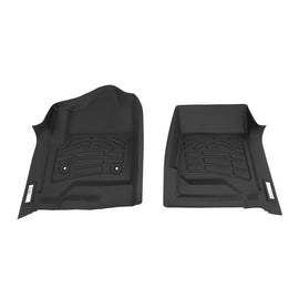 Westin 2014-2018 Chevy/GMC/Cadillac Silv/Sierra 1500 Wade Sure-Fit Floor Liners Front - Black 72-110052