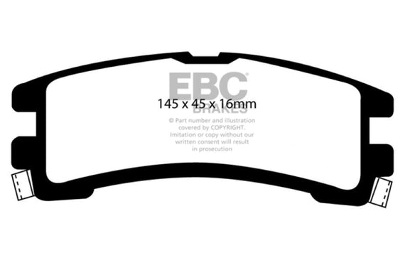 EBC 87-95 Nissan Pathfinder 3.0 Greenstuff Rear Brake Pads DP61000