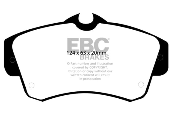 EBC 00-11 Chrysler PT Cruiser 2.4 Greenstuff Front Brake Pads DP21357