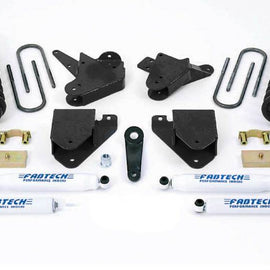 Fabtech 99-00 Ford F250/350 2WD w/Gas & 6.0L Diesel 6in Basic Sys w/Perf Shks K2097