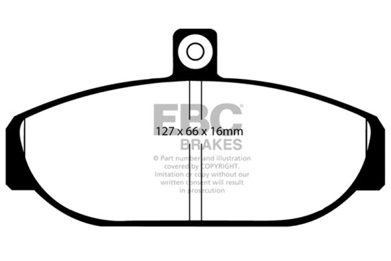 EBC 85-93 Volvo 740 2.1 (Girling) Ultimax2 Front Brake Pads UD255