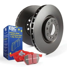 EBC Brakes S12KR1497 S12 Kits Redstuff and RK Rotors Fits 15-18 S3 S12KR1497
