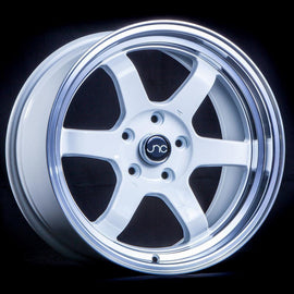 JNC 013 17X9.25 5X114.3 +32 WHITE MACHINED LIP Wheel/Rim