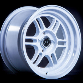 JNC 021 White 15x8 4x100 +20 Wheel/Rim 18515362758