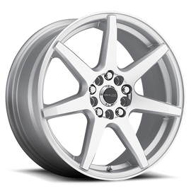 Raceline 131S EVO 18x7.5 5x110,5x114.3 SILVER W/ MACHINED FACE (42mm) Wheel/Rim