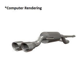 Mishimoto 14-16 Ford Fiesta ST 1.6L 2.5in Stainless Steel Resonated Cat-Back Exhaust w/ Black Tips MMEXH-FIST-14RBK