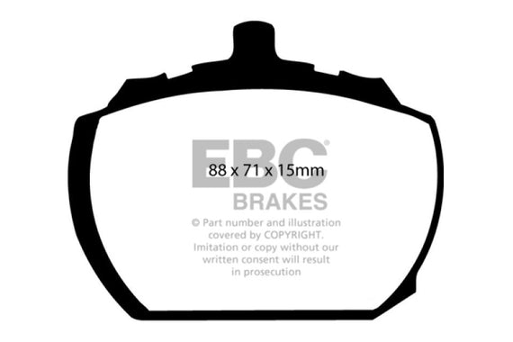 EBC Brakes DP2240 EBC Greenstuff 2000 Series Sport Brake Pads Fits Stag TR8 DP2240