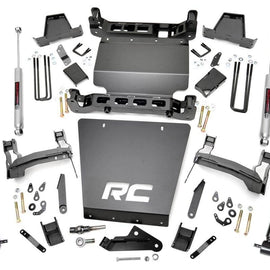 Rough Country 7-inch Suspension Lift Kit (Factory Cast Aluminum)