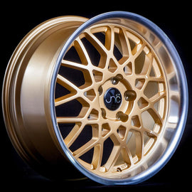 JNC 016 Gold Machined Lip 18x8.5 5x114.3 +30 Wheel/Rim 18515284230