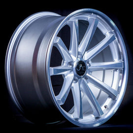 JNC 028 Silver Machined Face 18x10 5x114.3 +25 Wheel/Rim 18515415814