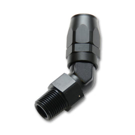 Vibrant -6AN Male NPT 45Degree Hose End Fitting - 1/8 NPT 26400