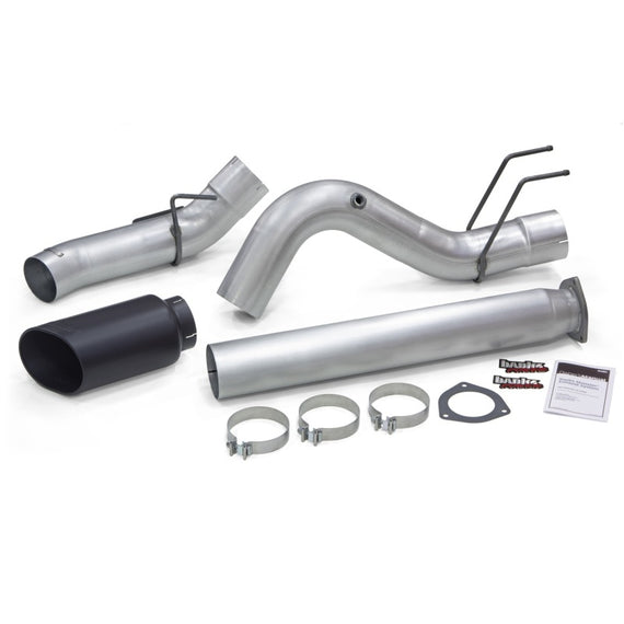 Banks Power 2017 Ford 6.7L 5in Monster Exhaust System - Single Exhaust w/ Black Tip 49795-B