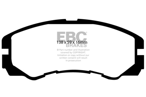 EBC 96-98 Acura SLX 3.2 Ultimax2 Front Brake Pads UD579