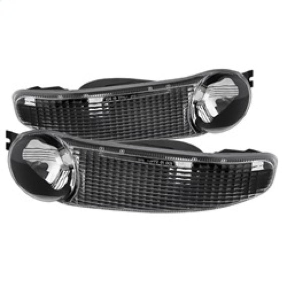 Spyder Signal/Parking Lights for 00-2016 GMC Sierra/Yukon Denali (Black Crystal) 9027079