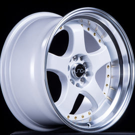 JNC 017 White Machined Lip 17x9 5x100/5x114.3 +20 Wheel/Rim 18515316294