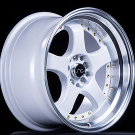 JNC 017 White Machined Lip 19x10.5 5x114.3 +25 Wheel/Rim 18515316358