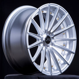 JNC 042 Silver Machined Face Gold Rivets 18x8.5 5x120 +et35 cb.72.6 Wheel/Rim 32112619404