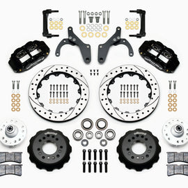Wilwood Narrow Superlite 6R Front Hub Kit 12.88in Drilled 59-64 Chevy Impala / 63-64 Corvette 140-12460-D