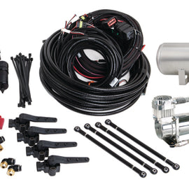 Air Lift Performance 3H (1/4 Air Line 4 Gal 5-Port  Raw Aluminum Tank VIAIR 444C Comp) 27692