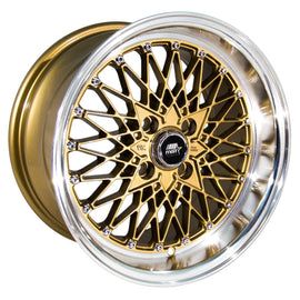 MST MT16 15x8.0 4x100 20 73.1 Bronze w/Machined Lip Wheel/Rim 16-5849-20-BRZL