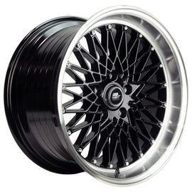 MST MT16 16x8.0 5x114.3 20 73.1 Black w/Machined Lip Wheel/Rim 16-6865-20-BLKL